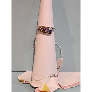 Women's Size 7 Tanzanite Gemstone Ring Set In BEAUTIFUL925 Sterling Silver. Limi